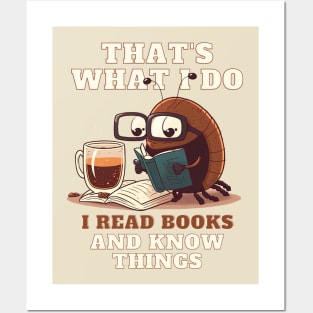 That's What I Do I Read Books And Know Things Posters and Art